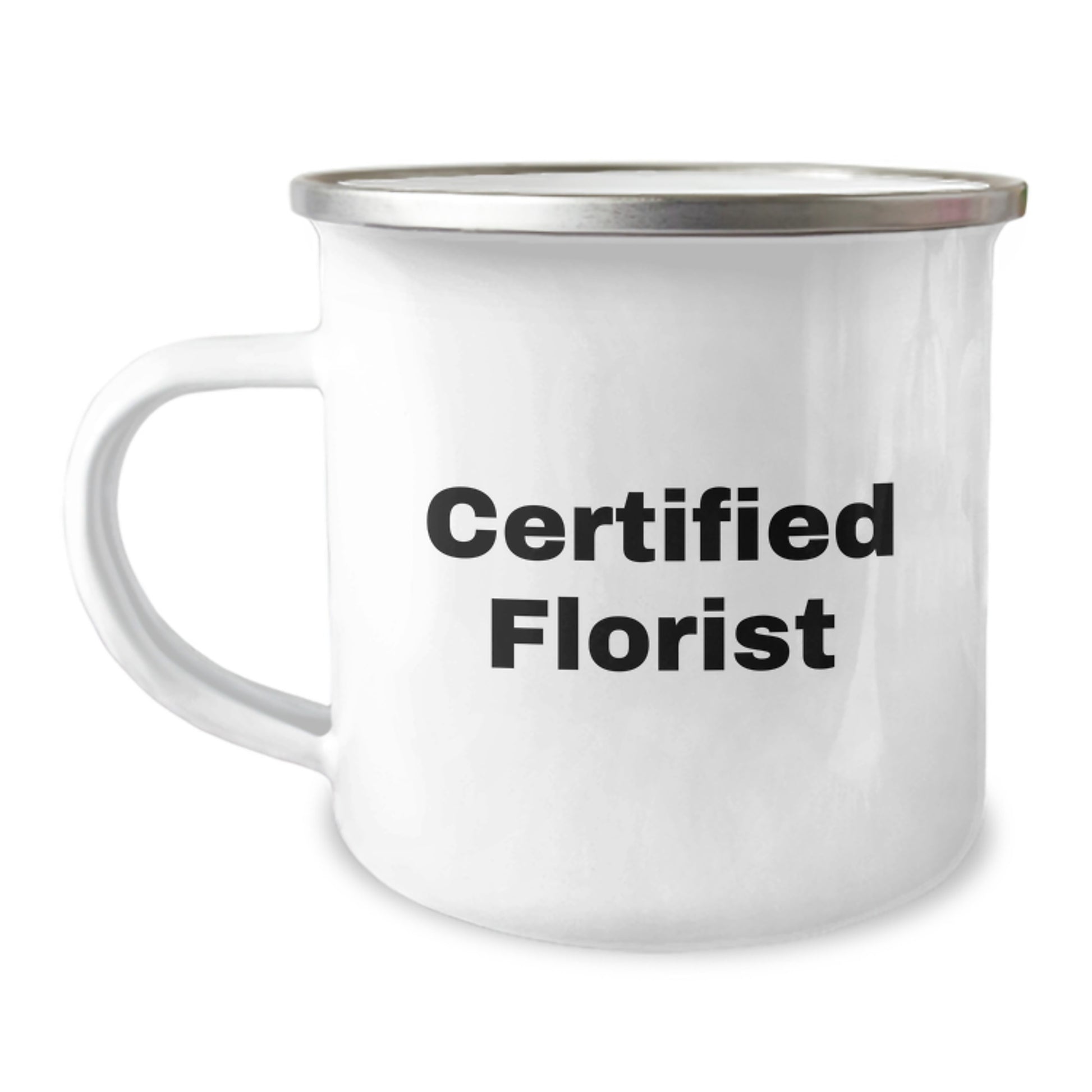 Funny Florist Gifts from Friends, Certified Florist Camping Mug, Christmas Unique Gifts for Florist Men - Image 1