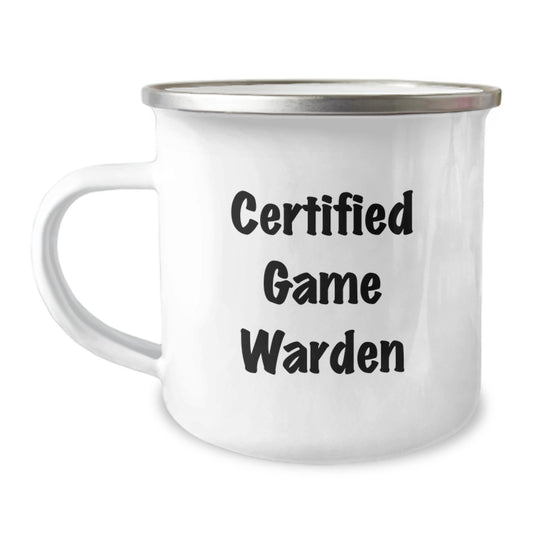 Funny Game Warden Gifts for Men, 'Certified Game Warden' Christmas Unique Gifts from Family - Image 1