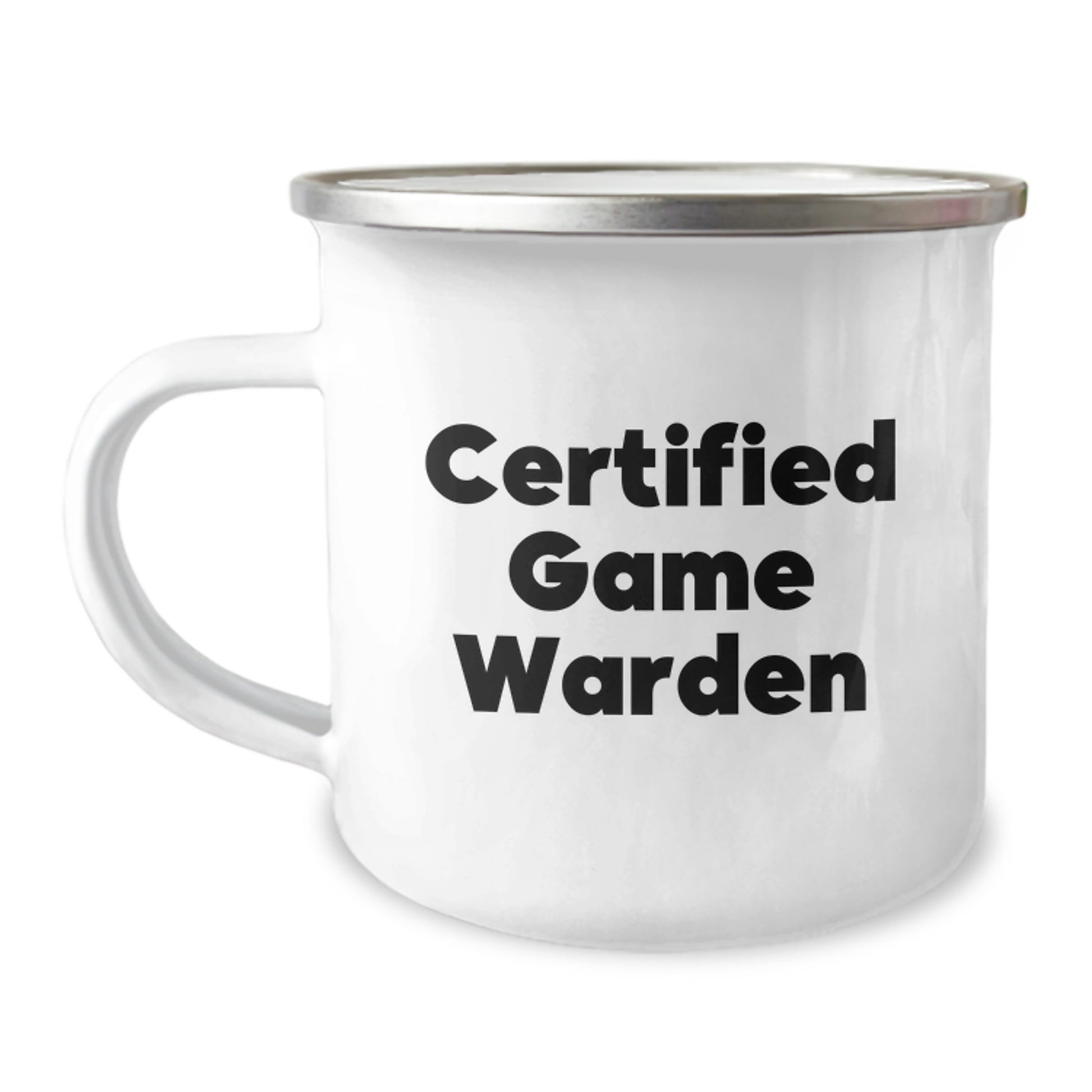 Funny Game Warden Gifts from Men - Certified Game Warden Valentine's Unique Gifts for Game Wardens - Camping Mug - Image 1