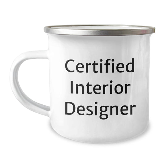 Funny Interior Designer Gifts from Friends for Birthday - Cute Camping Mug with Quote 'You're a-maze-ing!' - Image 1