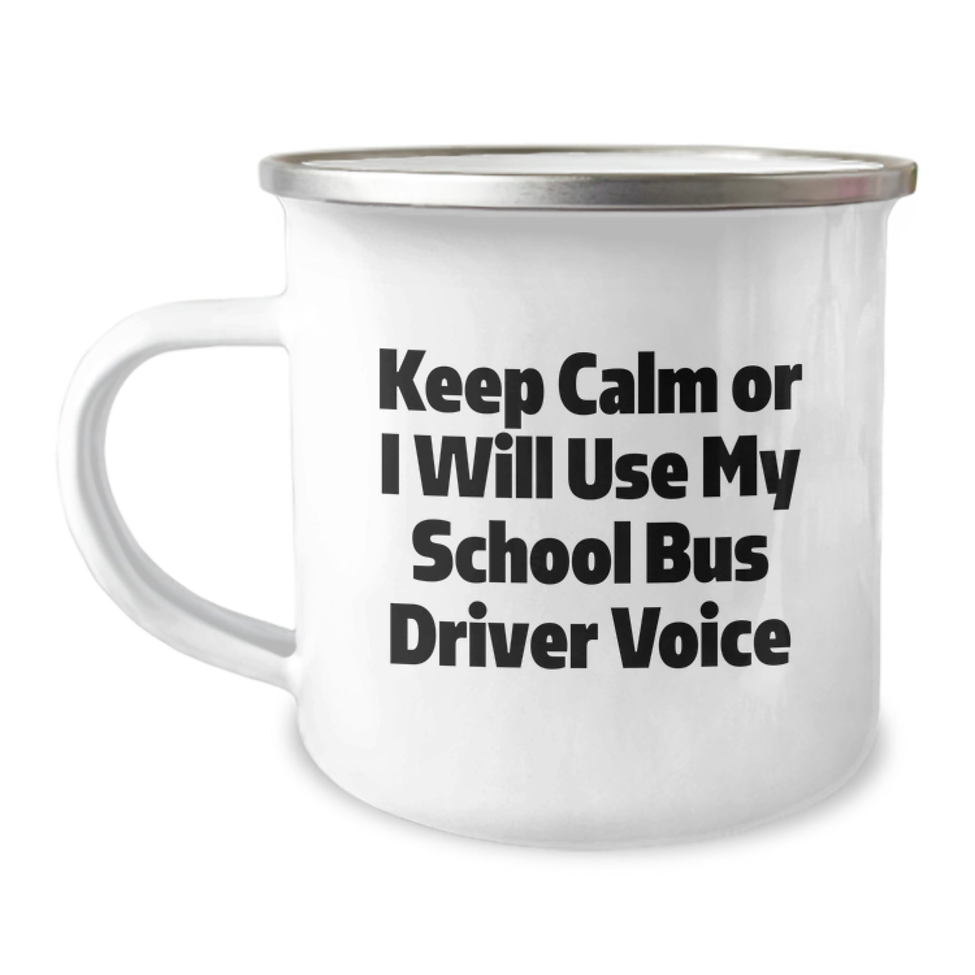 Funny School Bus Driver Gifts for Men School Bus Driver Voice Camping Mug with Christmas Unique Gifts - Image 1