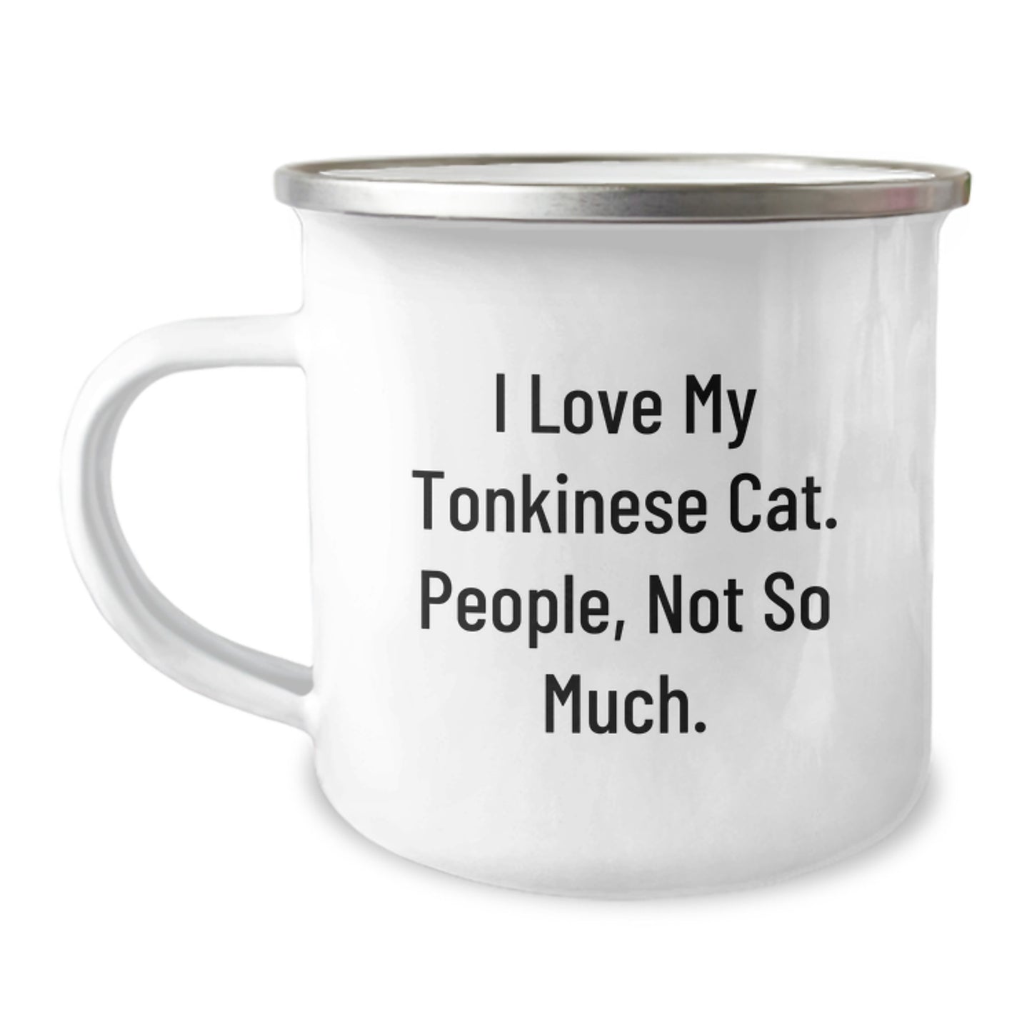 Tonkinese Cat Camping Mug Funny Christmas Unique Gift for Men from Family - Image 1