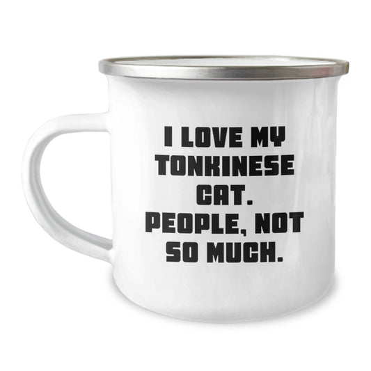 Tonkinese Cat Camping Mugs Funny Gift for Men Women Friends Family - Image 1