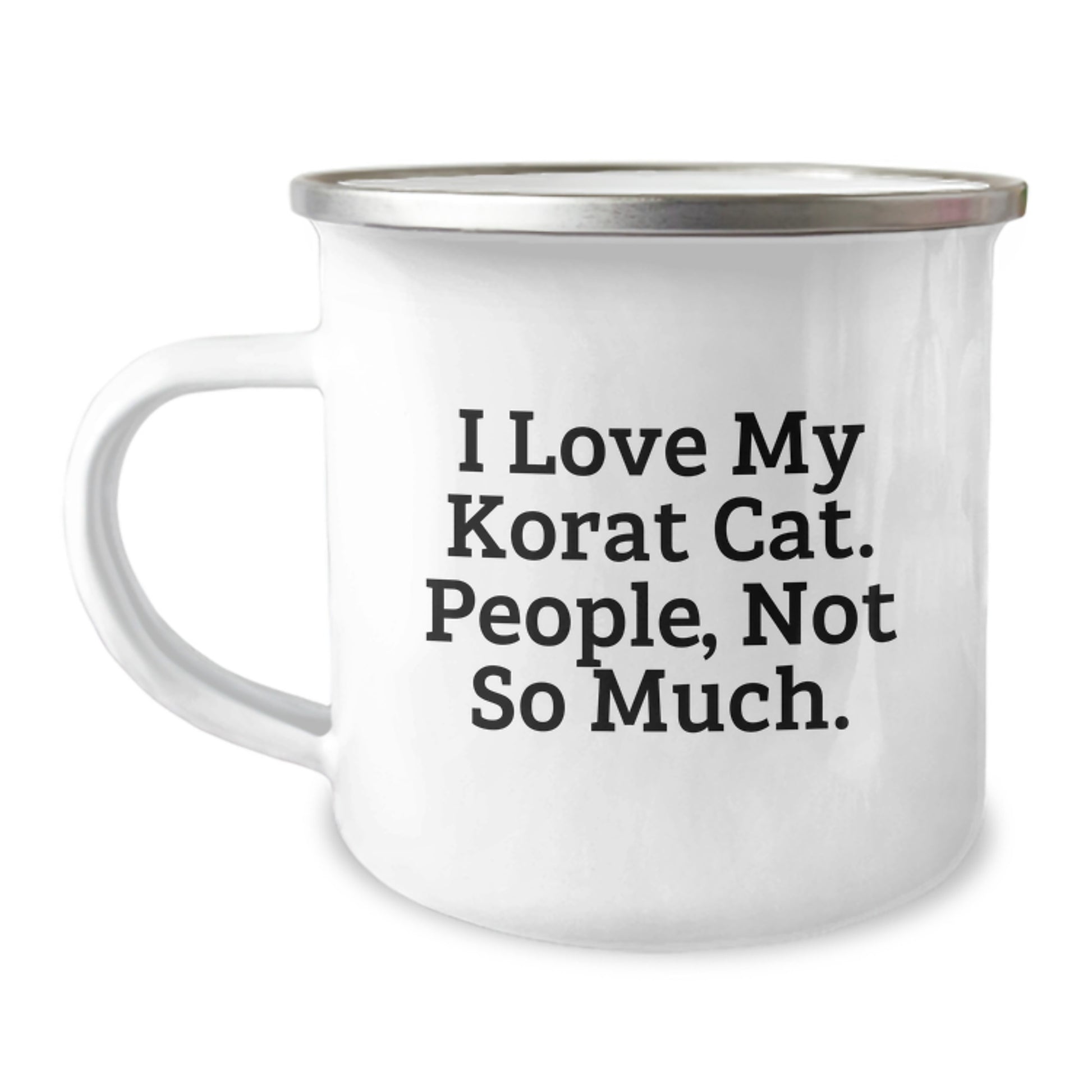 Funny Korat Cat Gifts for Men Gifts from Family - I Love My Korat Cat, People Not So Much, Christmas Unique Mugs - Image 1