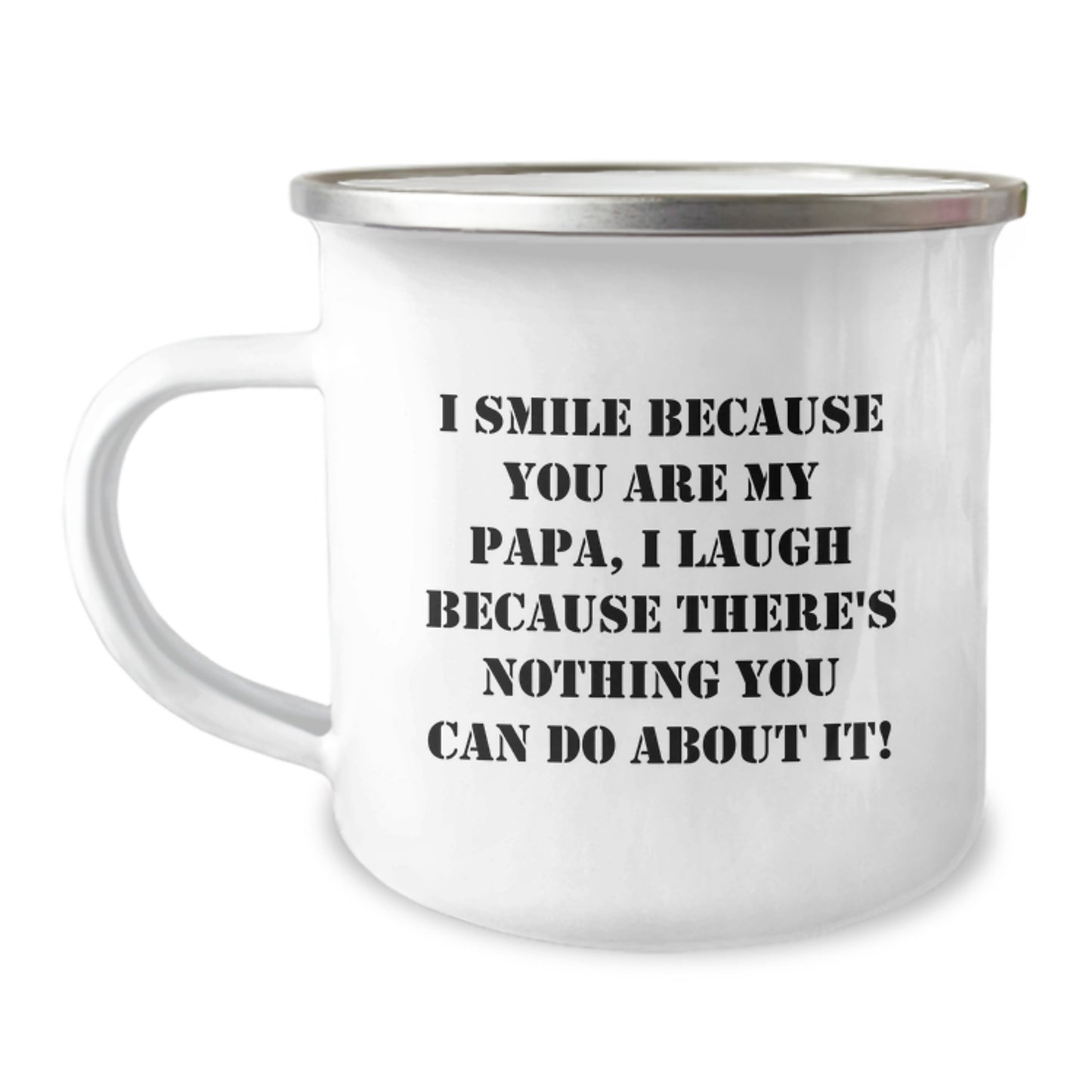 Funny Papa Camping Mug Gifts from Men for Papa - Mother's Day Unique Gifts, Papa Camping Mug with Inspirational Quote, Funny Papa Gifts for Papa, Papa Camping Mug - Image 1