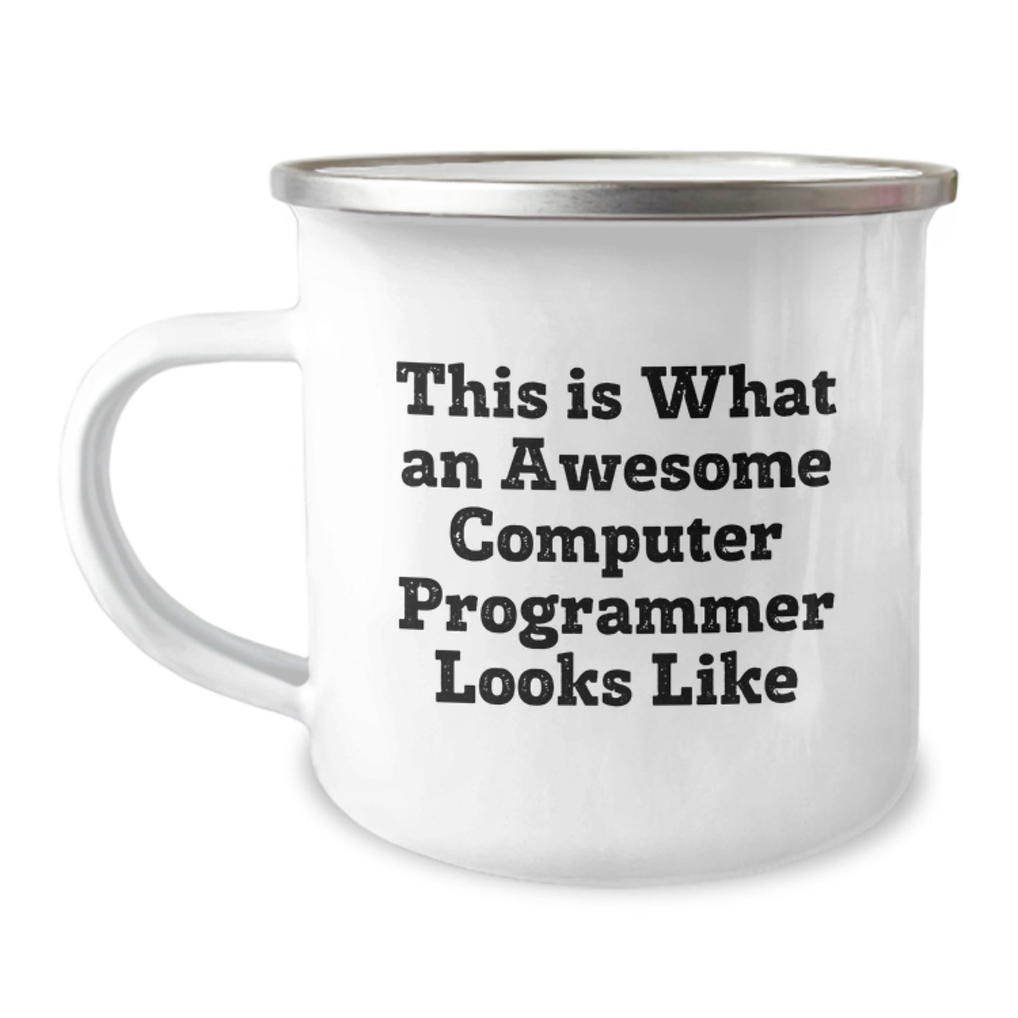 Funny Computer Programmer Gifts for Him, Birthday Unique Gifts from Friends, Camping Mug for Tech Lovers, This 'Is What An Awesome Computer Programmer Looks Like' - Image 1