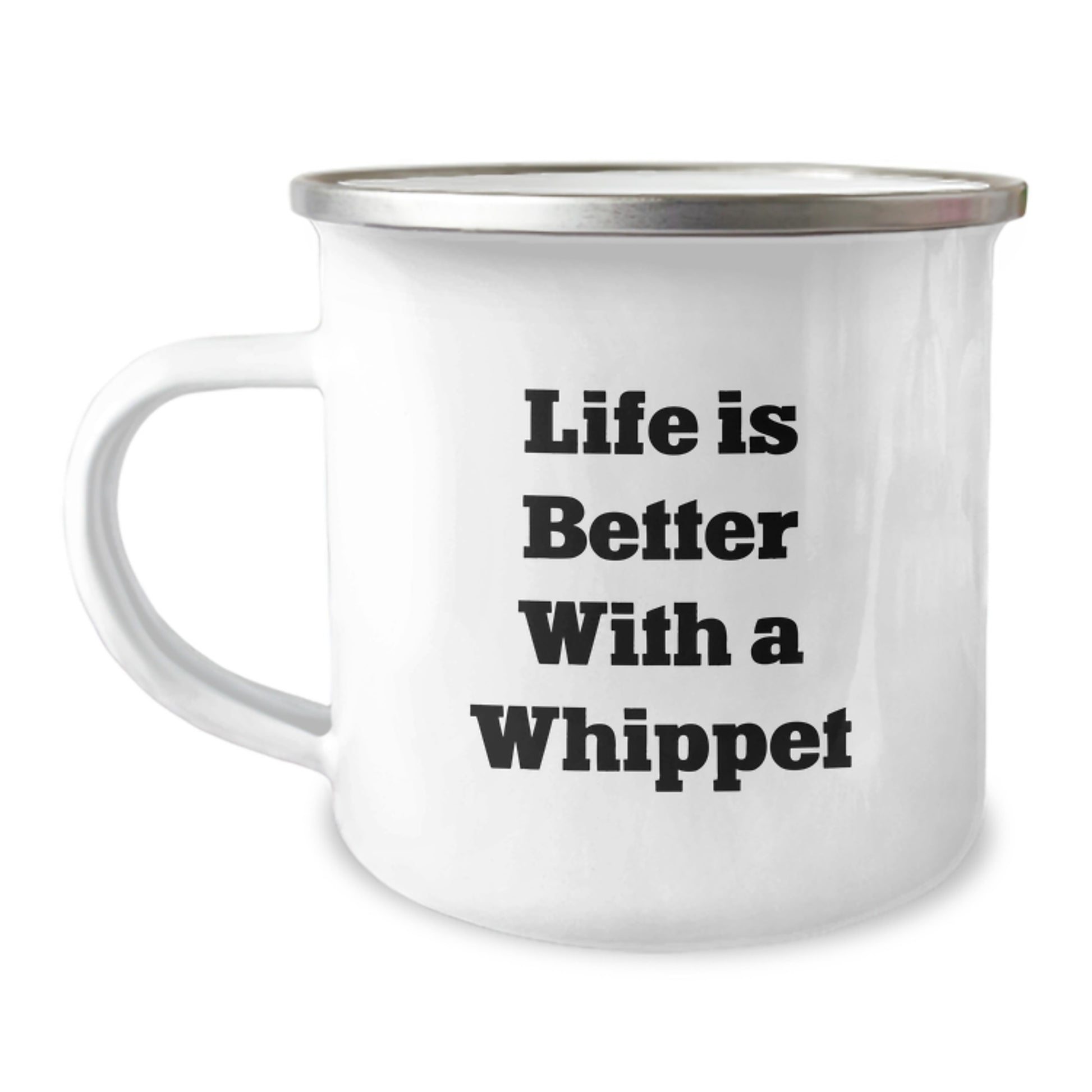 Funny Whippet Dog Gifts from Friends - Life Is Better With A Whippet Birthday Mug for Whippet Dog Lovers - Image 1