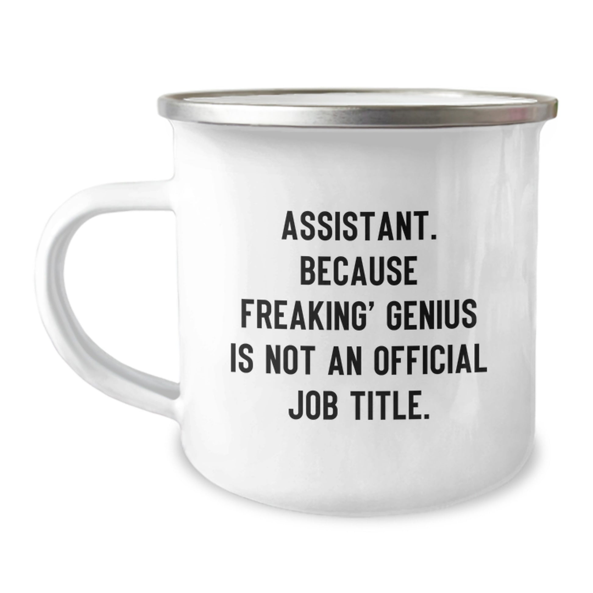 Funny Assistant Gifts from Friends Unique Valentine's Gifts for Assistant Men Stainless Steel Camping Mug - Image 1