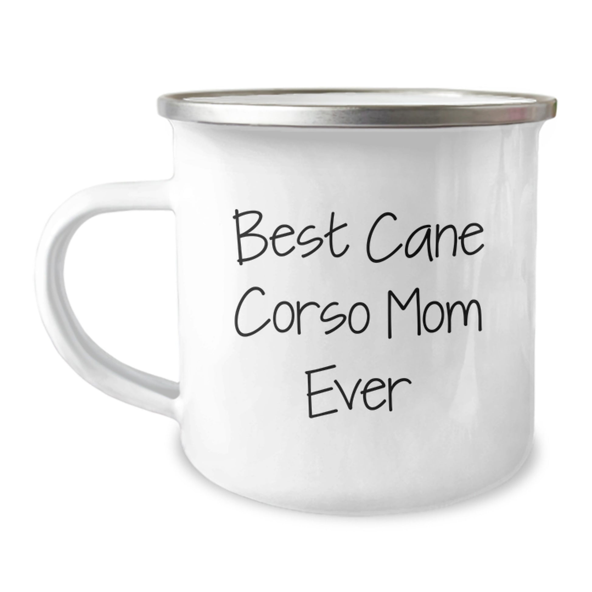 Funny Cane Corso Dog Mom Gifts from Friends for Birthday Unique Gifts, Camping Mug with 'Best Cane Corso Mom Ever' Quote, Perfect for Cane Corso Dog Lovers - Image 1
