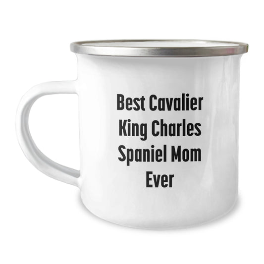 Funny Cavalier King Charles Spaniel Dog Camping Mug Gifts for Dad from Men, Best Mom Ever Birthday Unique - Image 1