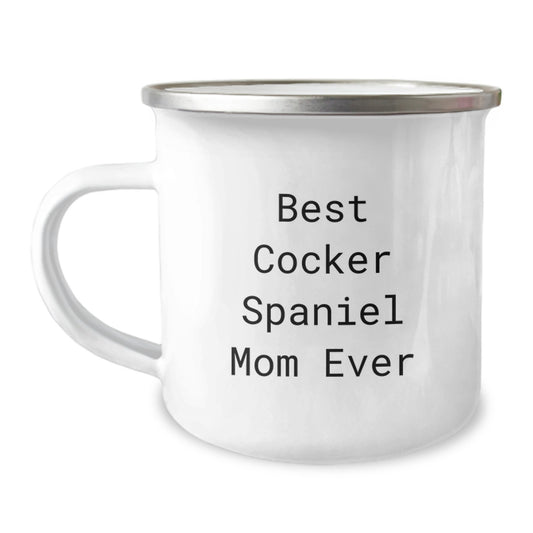 Funny Cocker Spaniel Dog Camping Mug Gifts for Best Cocker Spaniel Mom Ever from Family - Birthday Unique Gifts - Image 1