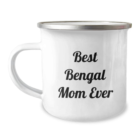 Bengal Cat Mom Gifts from Family, Funny Camping Mug for Bengal Cat Lovers, Best Bengal Mom Ever, Graduation Unique Gifts - Image 1