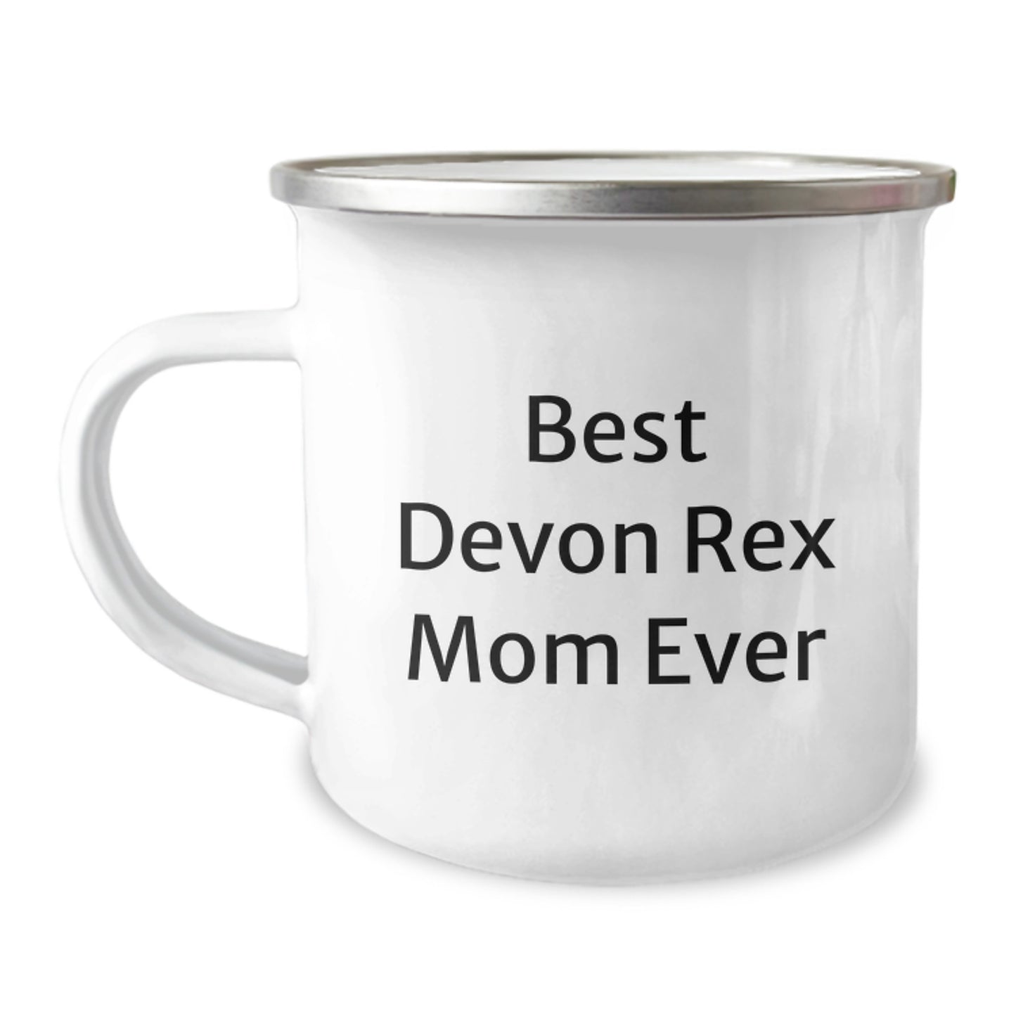 Funny Devon Rex Cat Mom Gifts for Birthday - 'Best Devon Rex Mom Ever' Camping Mug for Friends, Family, or Coworkers - Image 1