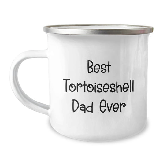 Funny Tortoiseshell Cat Gifts for Dad, Best Tortoiseshell Dad Ever Camping Mug, Unique Birthday Unique Gifts from Men to Family, Friends, and Coworkers - Image 1