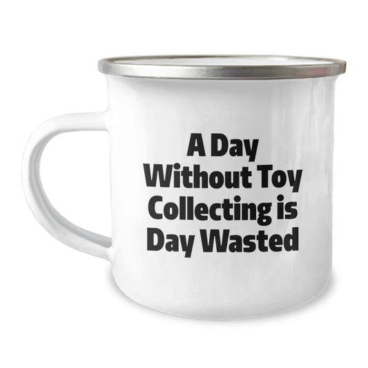 Funny Toy Collecting Gifts for Men Birthday Unique Mugs from Friends who Love Camping - Image 1
