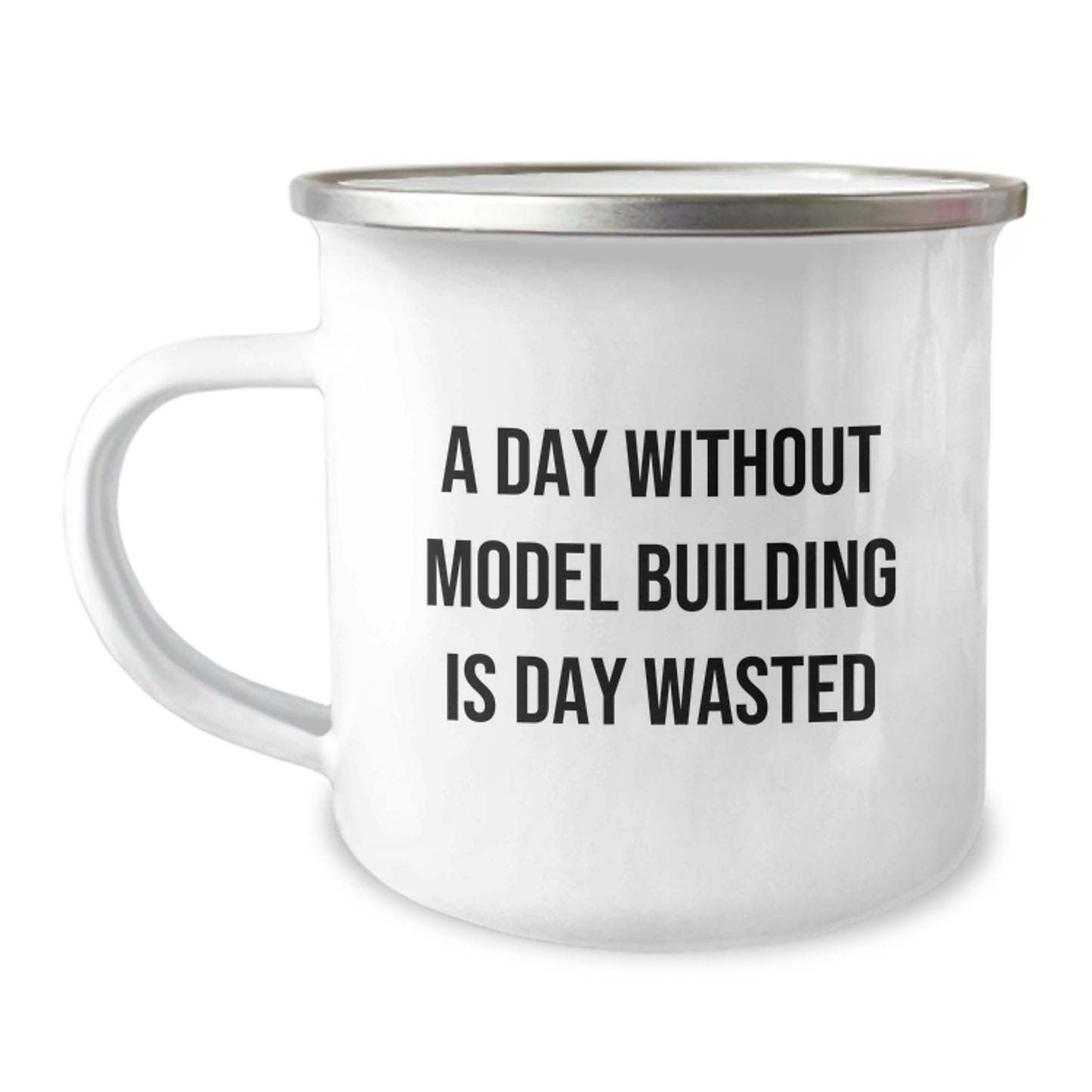 Funny Model Building Gifts for Birthday - Unique Model Building Camping Mug from Friends and Family - Image 1