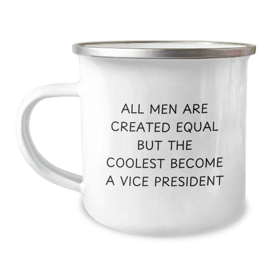 Humorous Vice President Gifts from Men, Unique Valentine's Unique Gifts for Vice President, Funny Camping Mug for Vice President Enthusiasts - Image 1