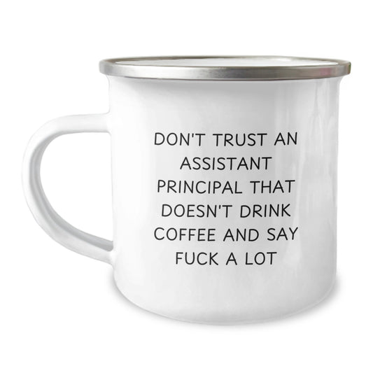 Assistant Principal Keepsake Coffee Camping Mug for Him Birthday Gift - Image 1