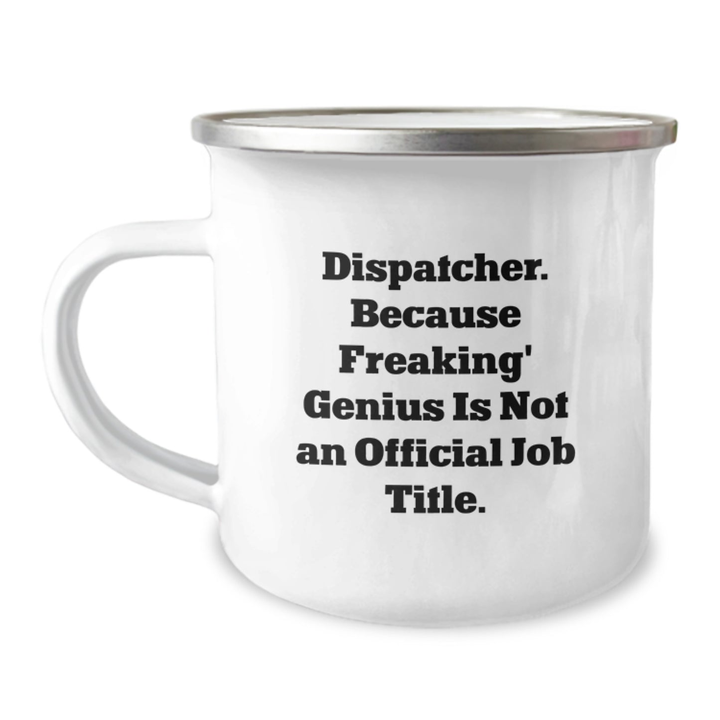 Dispatcher Love Camping Mug, Funny Dispatchers Gifts from Men, Women, Friends, Coworkers, Family for Valentine's Gifts - Image 1