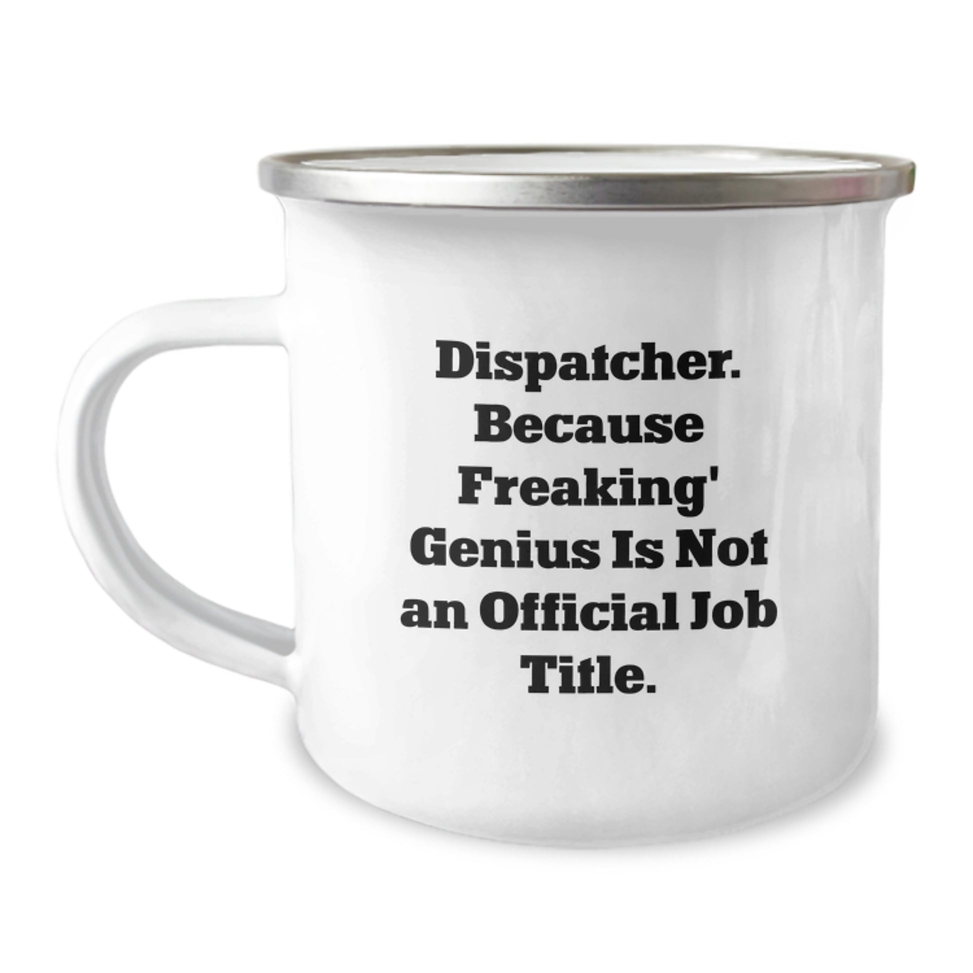 Dispatcher Love Camping Mug, Funny Dispatchers Gifts from Men, Women, Friends, Coworkers, Family for Valentine's Gifts - Image 1