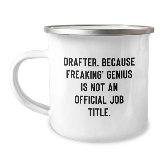 Funny Drafter Gifts from Friends for Drafter - Drafter Camping Mug for Christmas - Image 1