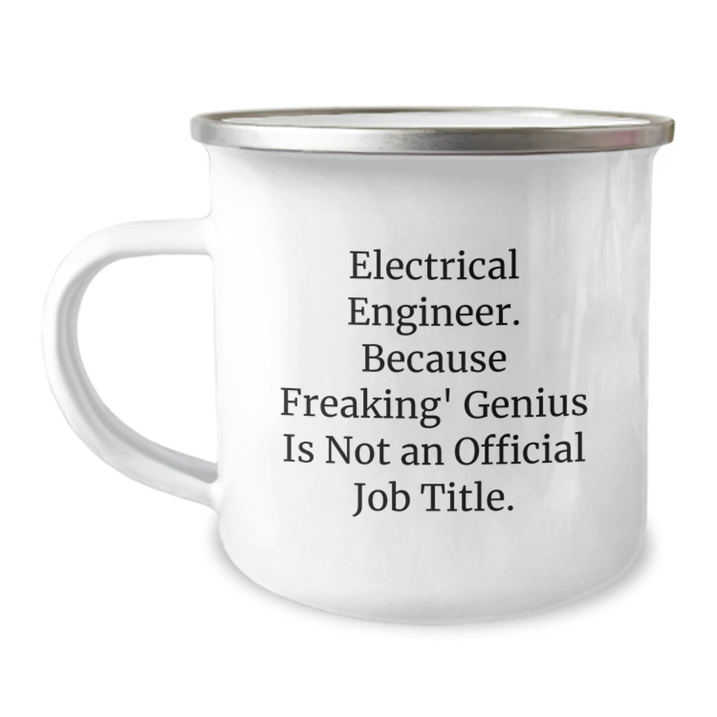Funny Electrical Engineer Gifts, 12 oz Stainless Steel Camping Mug with Inspirational Quote, Perfect Valentine's Gift for Him from Friends - Image 1