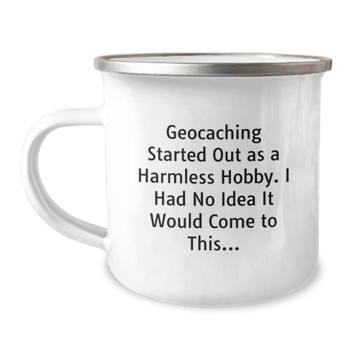 Christmas Gift for Her - Humorous Geocaching Mug Keepsake - Image 1