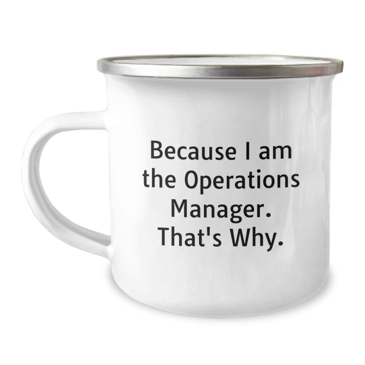 Operations Manager Gift For Him - A Humorous Keepsake Camping Mug - Image 1