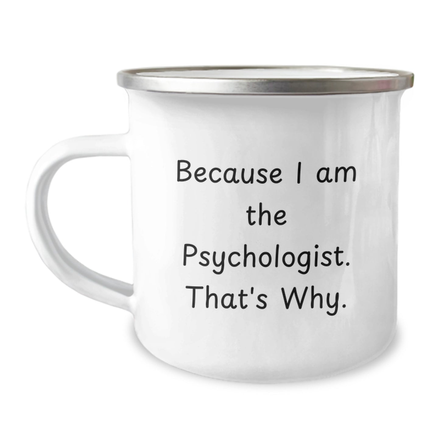 Psychologist Keepsake Camping Mug for Him Premium Birthday Gift - Image 1