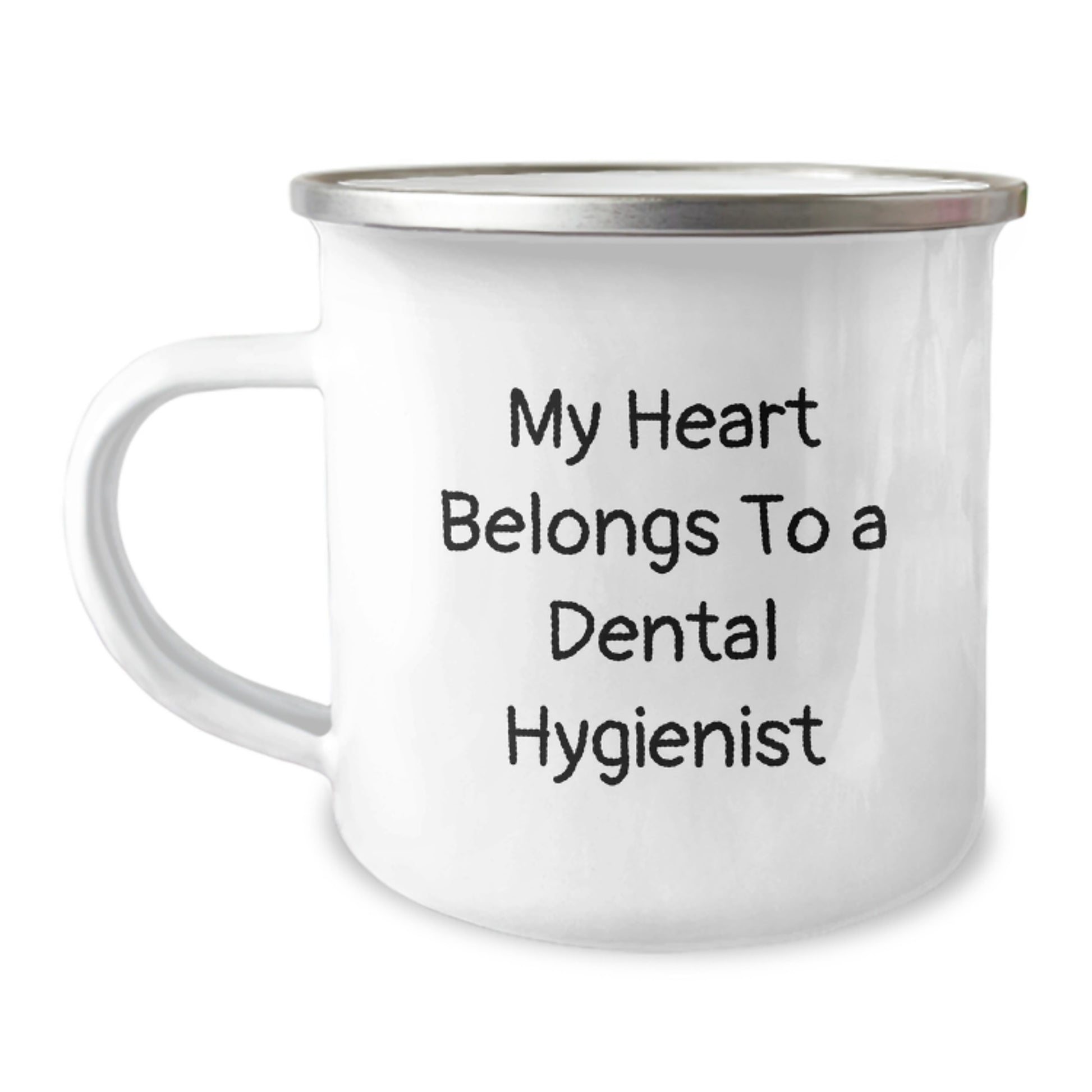 Funny Gifts from Friends for Dental Hygienist Christmas Unique Presents Camping Mug - Image 1
