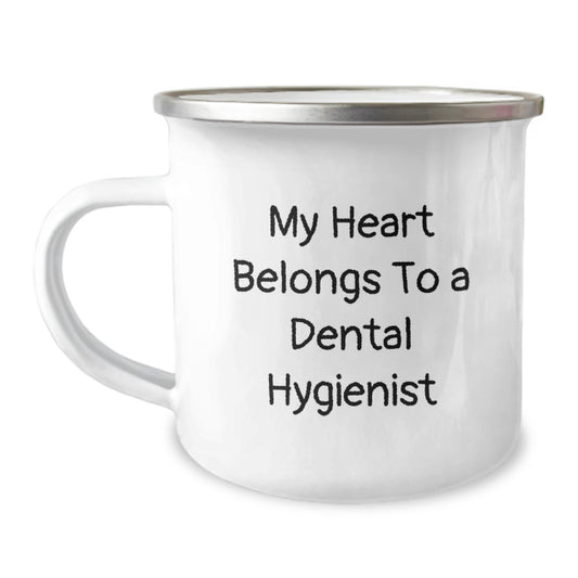 Funny Gifts from Friends for Dental Hygienist Christmas Unique Presents Camping Mug - Image 1