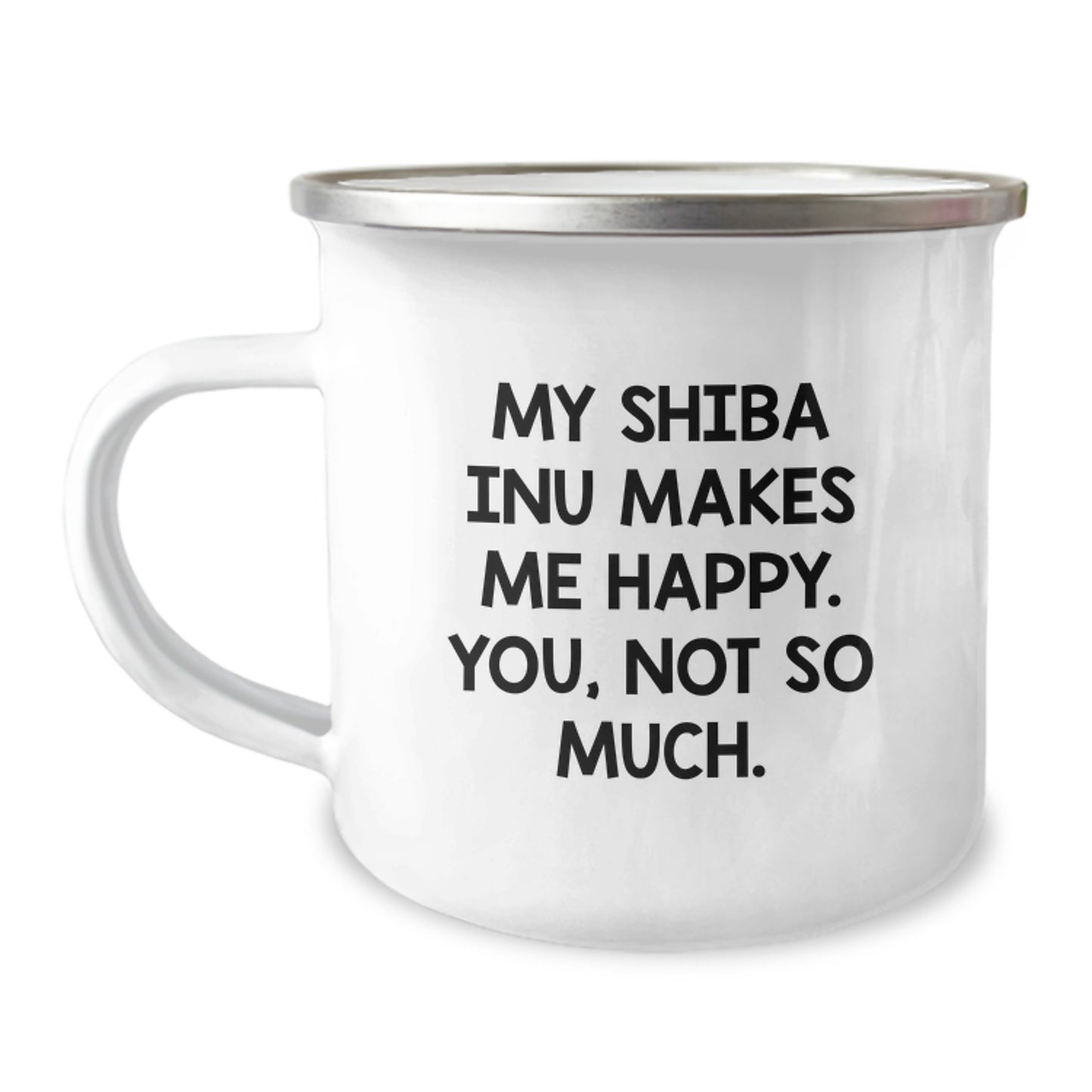 Funny Shiba Inu Dog Gifts for Men from Friends - Shiba Inu Makes Me Happy Birthday Unique Mugs - Image 1