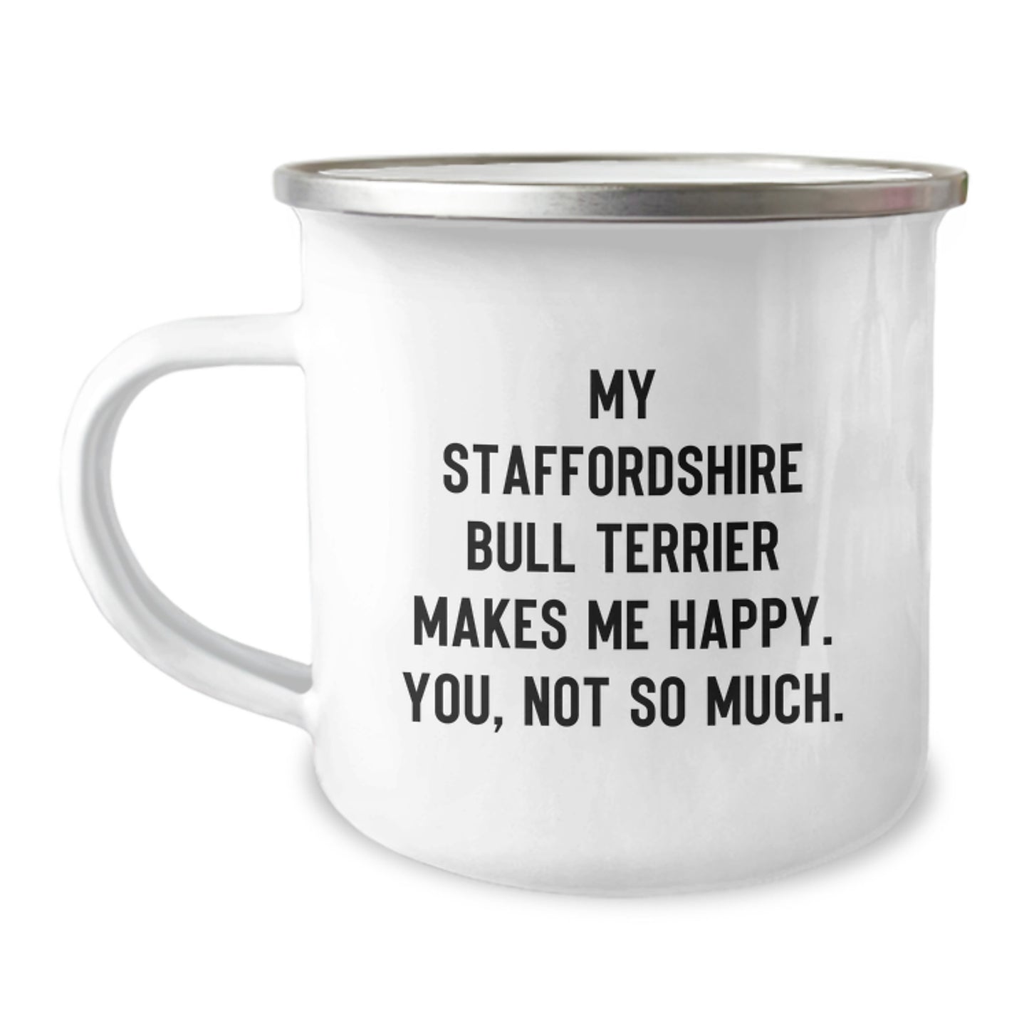Unique Staffordshire Bull Terrier Dog Camping Mugs for Men Friends - Funny Birthday Unique Gift from Men to Staffordshire Bull Terrier Dog Lovers - Image 1