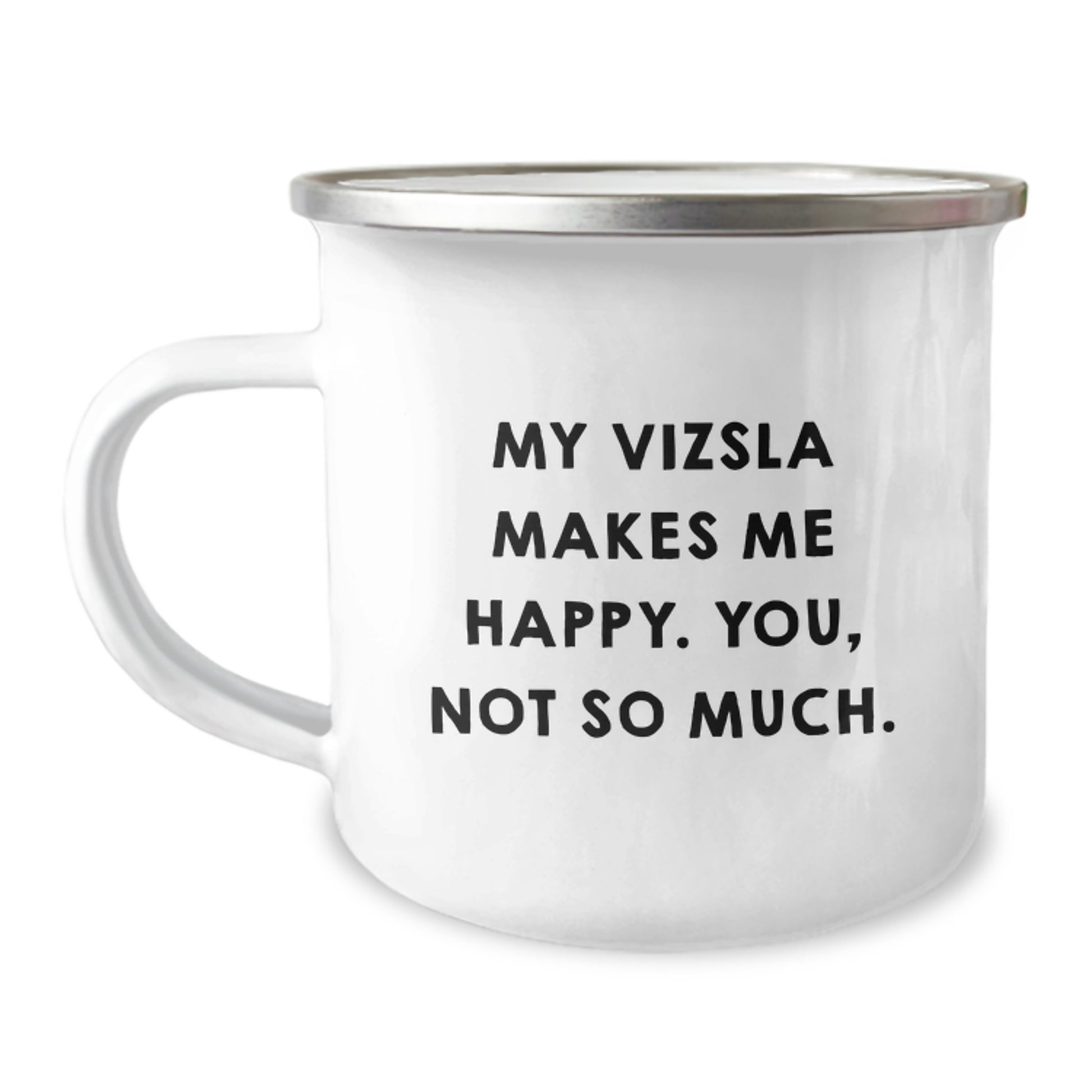 Funny Vizsla Dog Lover Gifts from Men to Women Friends for Birthday Unique Camping Mug - Image 1