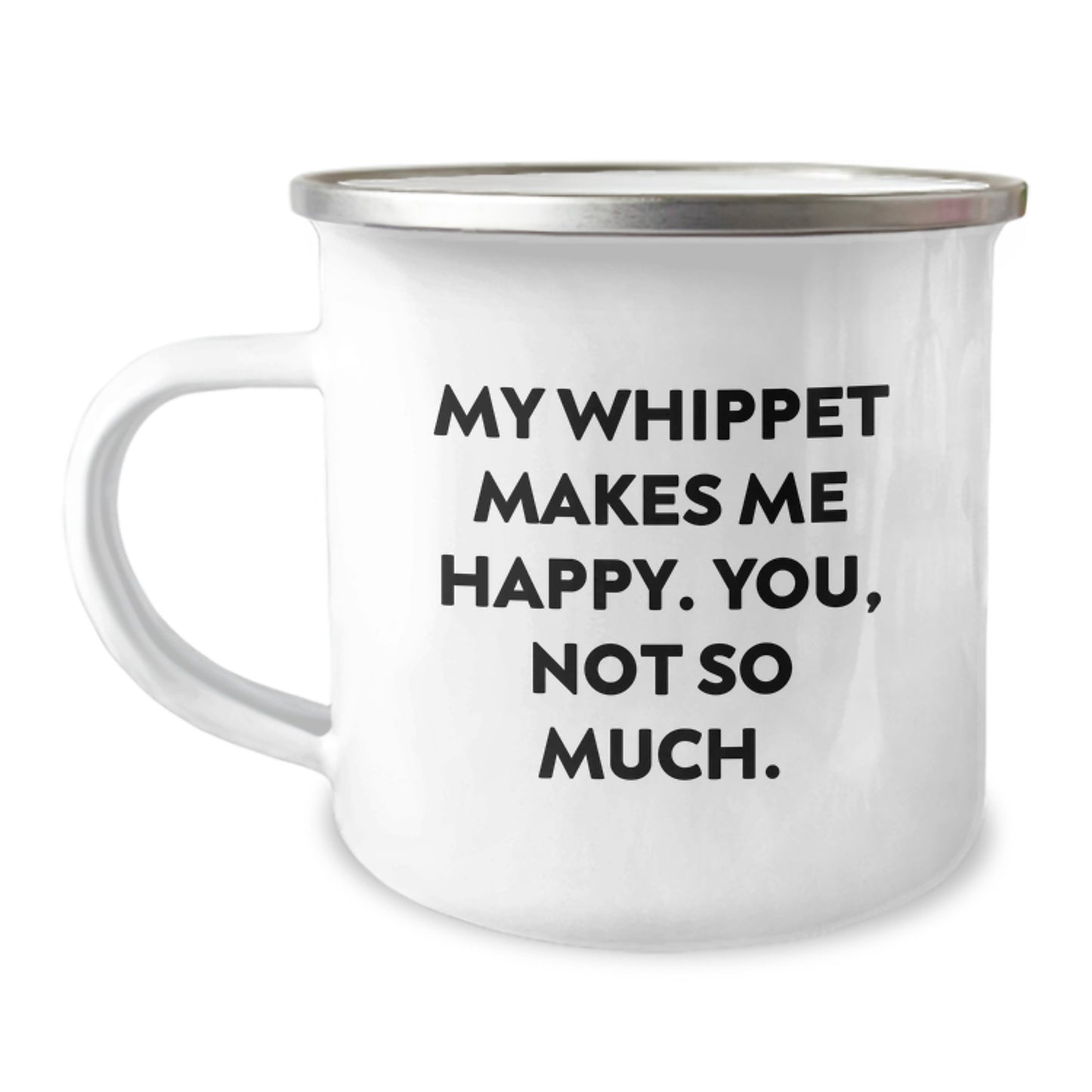 Whippet Dog Lover Gifts for Men Funny Birthday Camping Mug Gifts from Friends - Image 1