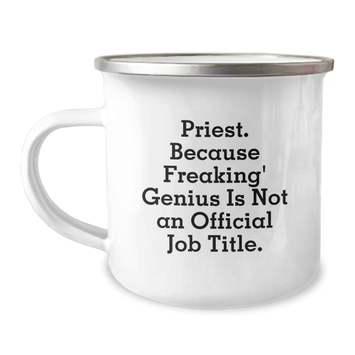 Funny Priest Gifts, Unique Camping Mugs for Priest, Mother's Day Unique Gifts from Men - Image 1