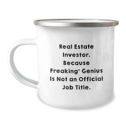 Funny Real Estate Investor Mug - Gifts from Men for Real Estate Investor Friends - Real Estate Investor Gifts, Camping Mug, Christmas Unique Gifts for Men - Image 1