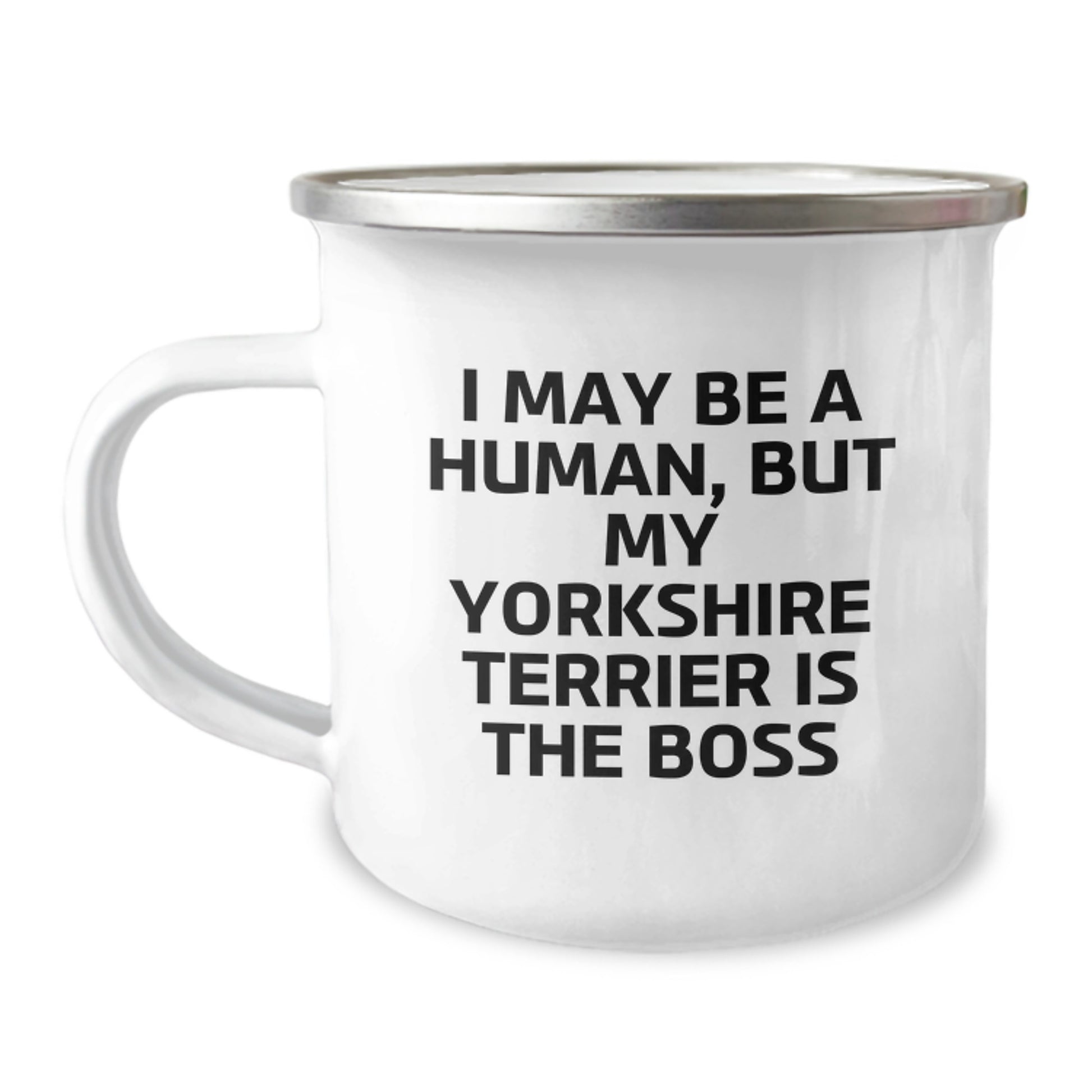 Funny Yorkshire Terrier Dog Gifts for Men from Friends, Yorkshire Terrier Dog Lover Camping Mug, Birthday Unique Gifts, Yorkshire Terrier Dog Owner Gifts - Image 1