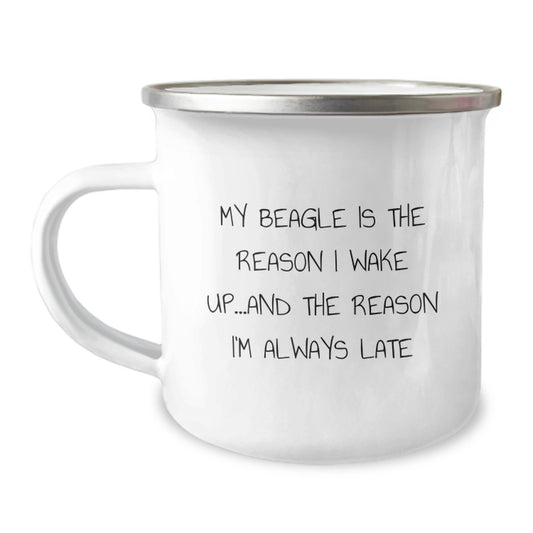 Funny Beagle Dog Gifts for Beagle Lovers - Camping Mug, Birthday Unique Gifts from Friends and Family - Image 1