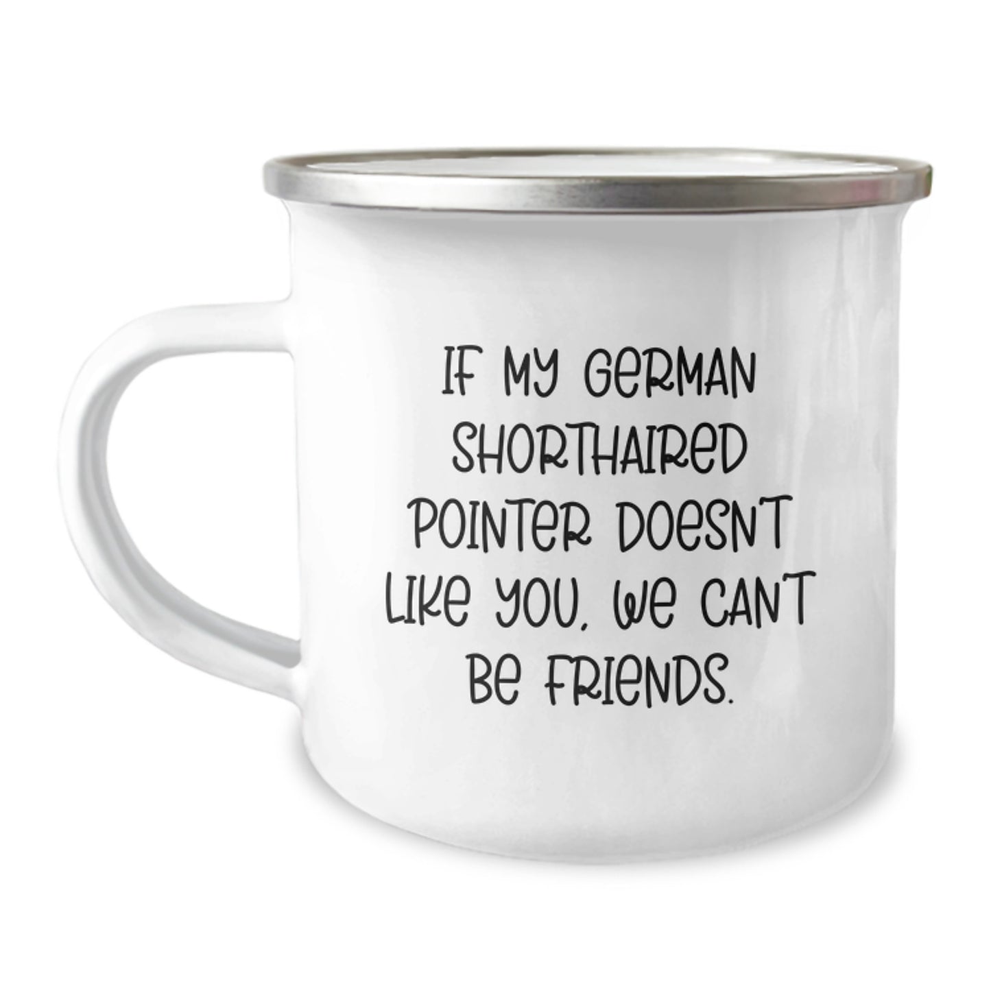 Funny German Shorthaired Pointer Dog Camping Mug Gifts from Friends to Men on Birthday Unique - Image 1