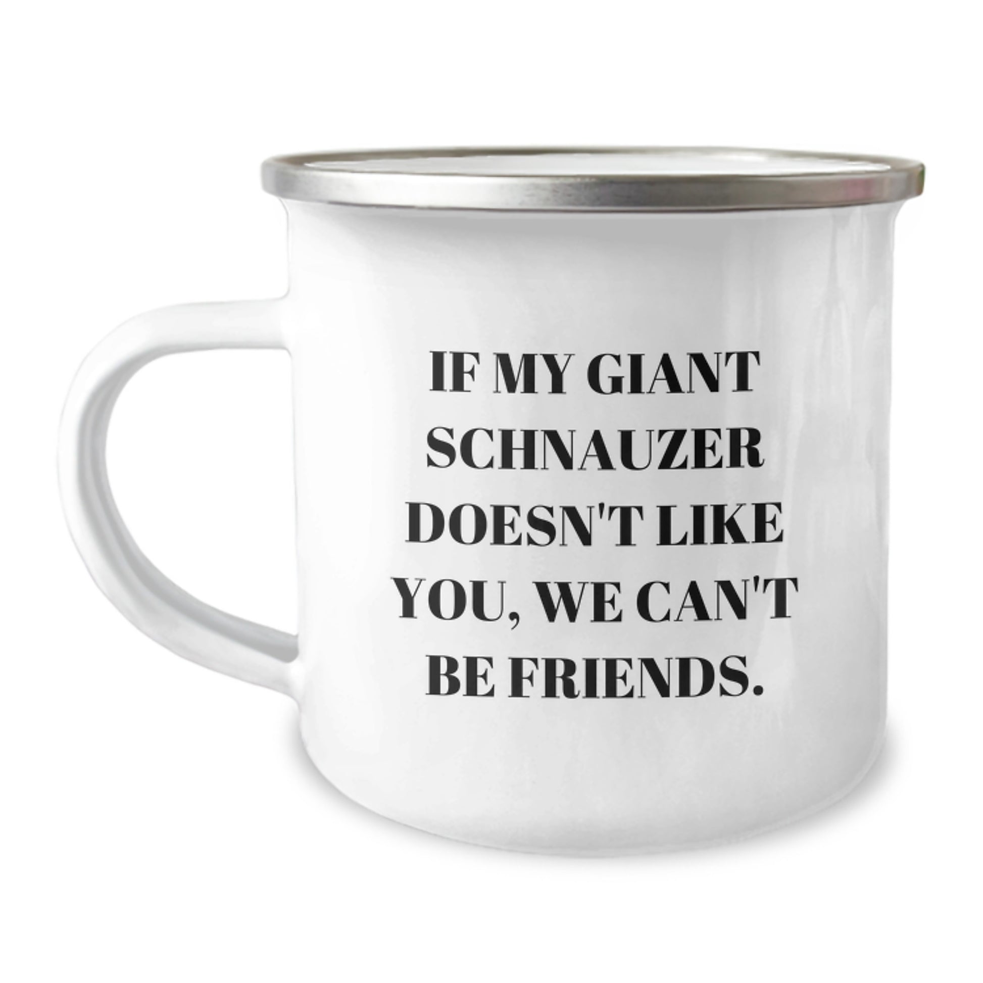 Funny Giant Schnauzer Dog Gifts - Gifts from Friends for Giant Schnauzer Dog Lovers - Giant Schnauzer Dog Camping Mug for Birthday - Image 1