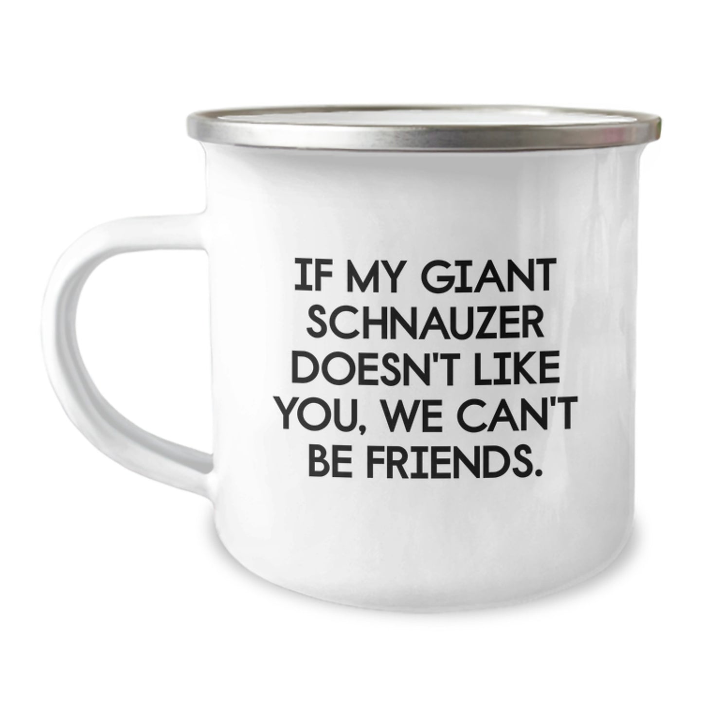 Funny Giant Schnauzer Dog Lover's Camping Mug Gifts from Men Friends for Birthday Unique Gifts - Image 1