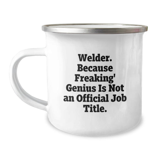 Funny Welder Gifts for Men - Christmas Unique Gifts from Coworkers - Welder Enthusiast Camping Mug - Image 1
