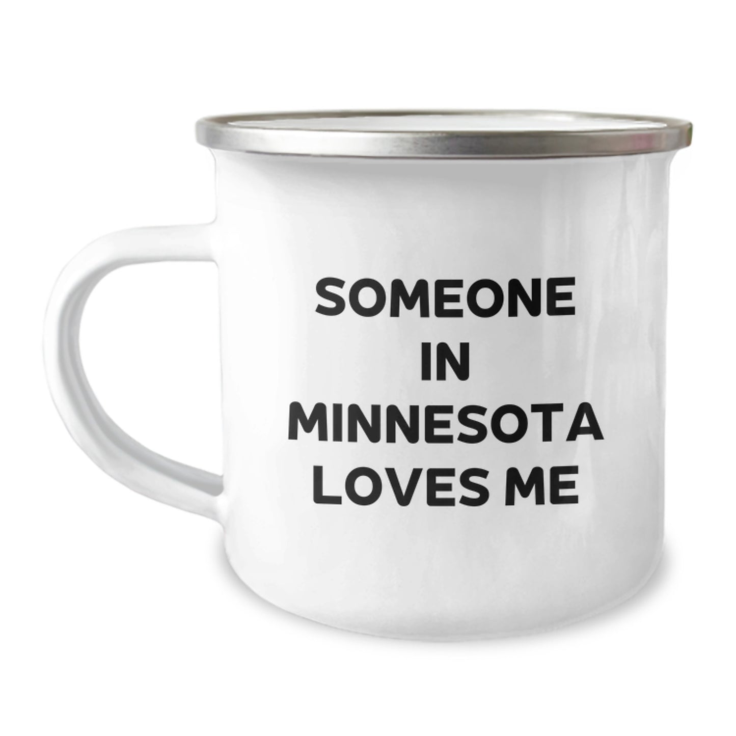 Funny Minnesota Camping Mug Gifts from Friends to Someone in Minnesota Loves Me - Birthday Unique Gifts for Minnesota Men and Women - Image 1