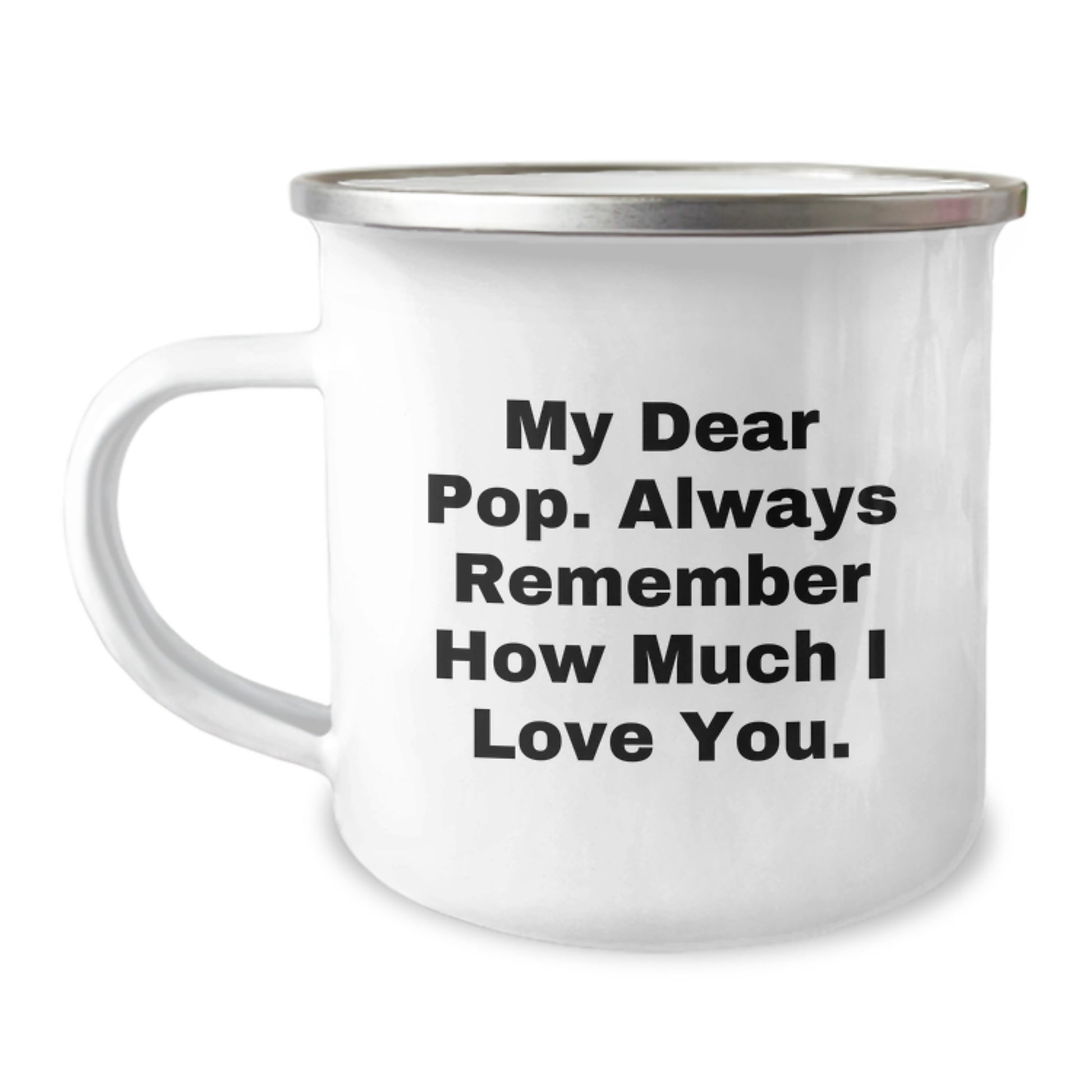 Funny Pop Camping Mug, Gifts from Men to Pop, Unique Mother's Day Unique Gifts, Camping Gear, Pop Lover Gift - Image 1
