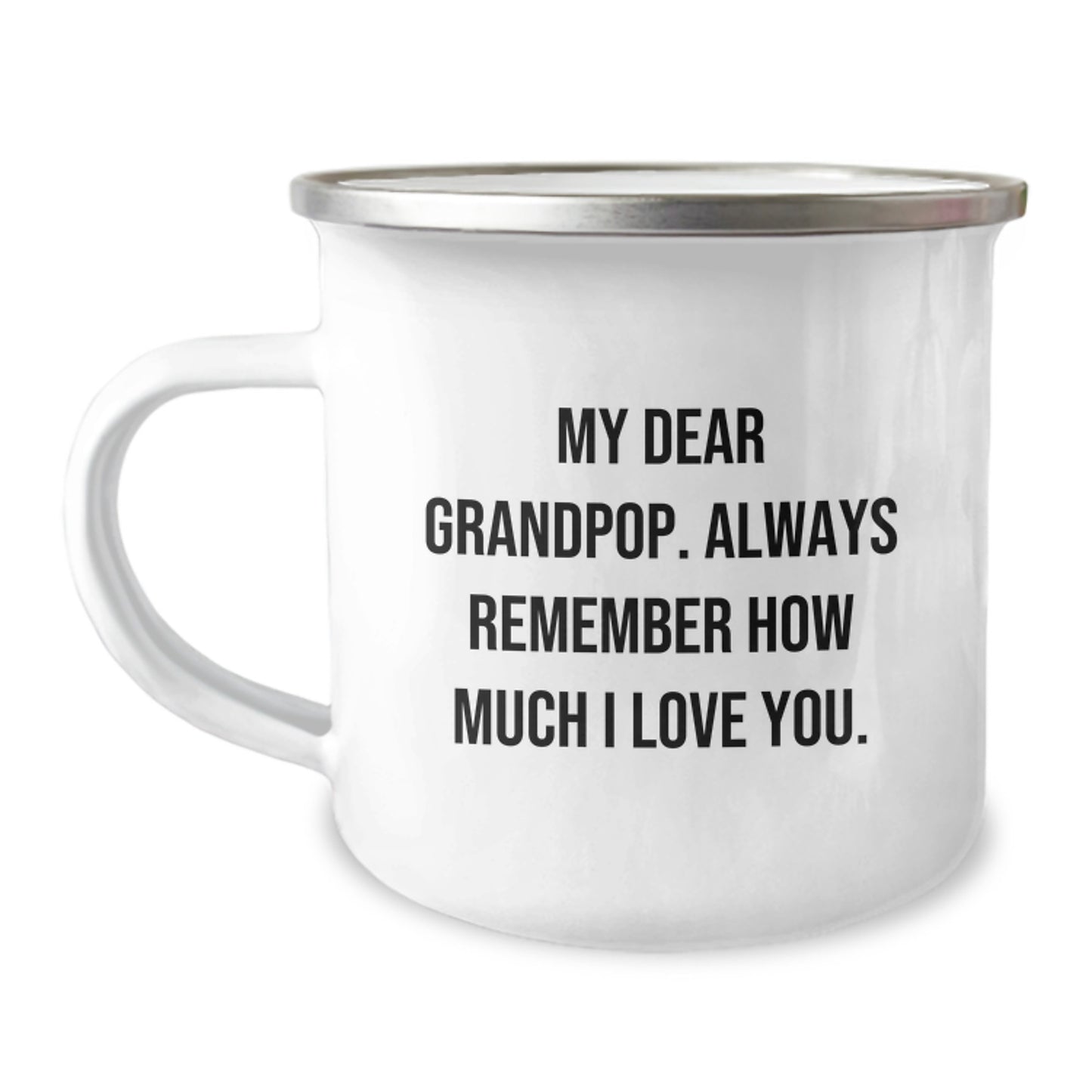 Grandpop Camping Mug Gifts from Family - Funny, Inspirational Quote for Birthday - Image 1