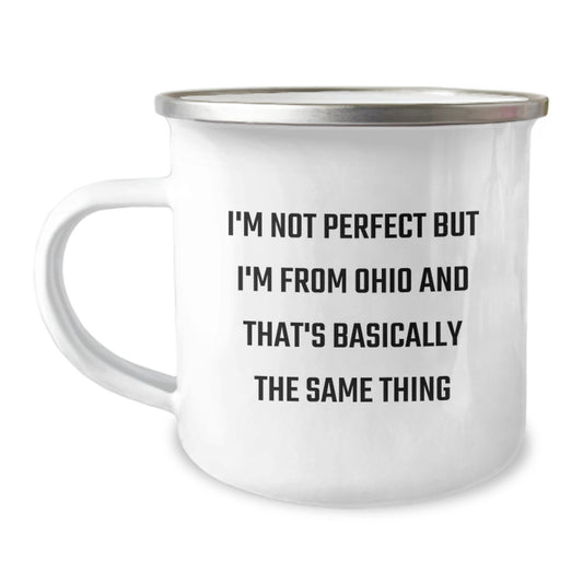 Funny Ohio Gifts from Friends Camping Mugs for Birthday Unique Ohio Men Women - Image 1
