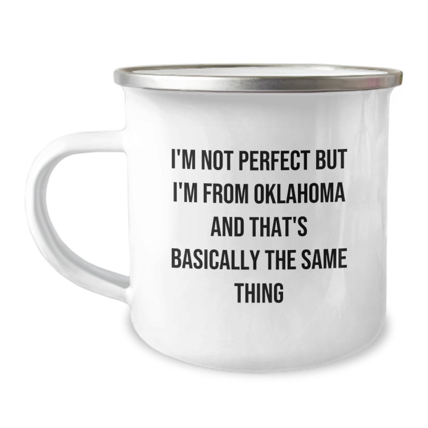 Oklahoma Camping Mug, Funny Gift for Friends from Oklahoma, Birthday Unique Gifts for Men - Image 1