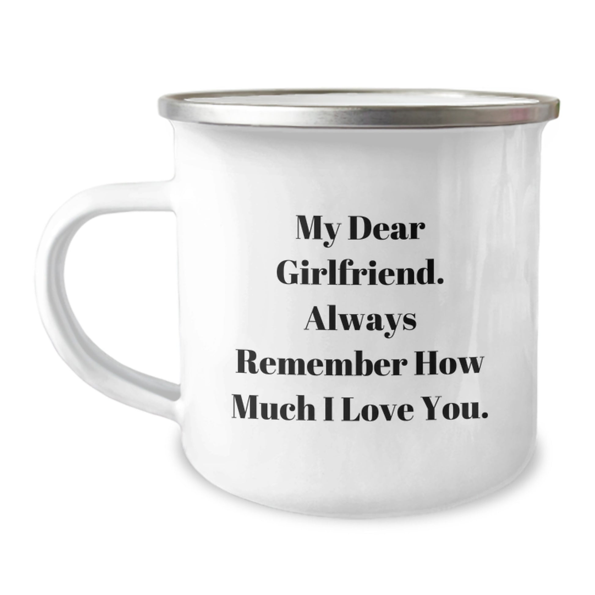 Funny Camping Mug for Sweetheart, Ideal Gift for Birthday, Cute Sentiment from Men - Image 1