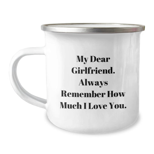 Funny Camping Mug for Sweetheart, Ideal Gift for Birthday, Cute Sentiment from Men - Image 1